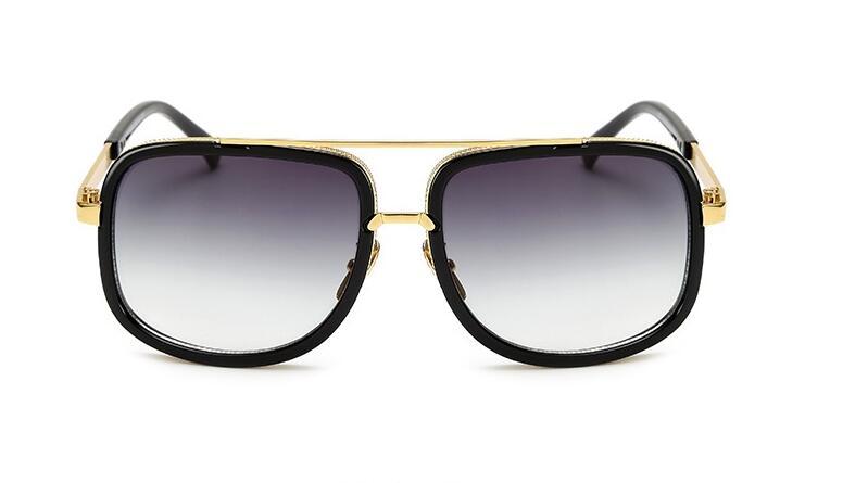 Luxury Brand Flat Top Sunglasses